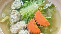 Resep Bakso Ayam Suun Kuah Sayuran yang Gurih Segar Resep Bakso Ayam Suun Kuah Sayuran yang Gurih Segar