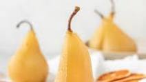 Vanilla Bourbon Poached Pears Vanilla Bourbon Poached Pears
