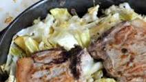 Pork Chops with Cabbage and Apples - Cast Iron Skillet Supper (AIP, SCD) Pork Chops with Cabbage and Apples - Cast Iron Skillet Supper (AIP, SCD)