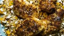 Crusted Pork Chops with Butternut Squash and Orzo Crusted Pork Chops with Butternut Squash and Orzo