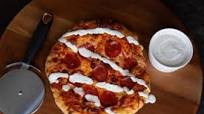 Cast Iron Skillet Pizza with Homemade Ranch Dressing Cast Iron Skillet Pizza with Homemade Ranch Dressing