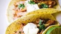 Slow Cooker Pork Carnitas with Chimichurri Sauce Slow Cooker Pork Carnitas with Chimichurri Sauce
