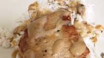 Pork Chops with mushroom gravy Pork Chops with mushroom gravy