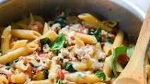 One-Pot Pasta with Ground Turkey and Spinach One-Pot Pasta with Ground Turkey and Spinach