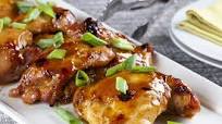 Glazed Roasted Chicken Thighs Glazed Roasted Chicken Thighs
