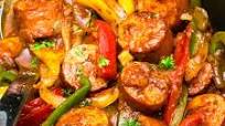 Crockpot Sausage and Peppers Crockpot Sausage and Peppers