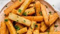 Golden Jicama Fries Golden Jicama Fries