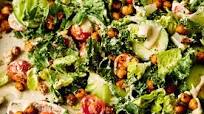 Caesar Salad with Herb-roasted Chickpeas Caesar Salad with Herb-roasted Chickpeas