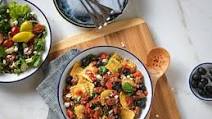 Greek-Style Beef & Cheese Ravioli Greek-Style Beef & Cheese Ravioli