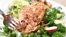 Keto Almond Crusted Salmon Salad Keto Almond Crusted Salmon Salad