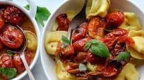 3-Ingredient Cheese Tortellini with Tomatoes & Basil 3-Ingredient Cheese Tortellini with Tomatoes & Basil