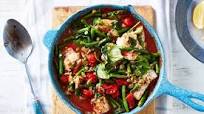 One-pan fish stew with green beans & cherry tomatoes One-pan fish stew with green beans & cherry tomatoes