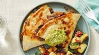 Spicy Mushroom & Onion Quesadillas with Guacamole Spicy Mushroom & Onion Quesadillas with Guacamole
