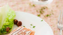 Salmon terrine with anchovies butter Salmon terrine with anchovies butter
