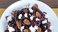 Roasted Beet Noodles with Goat Cheese and Pecans Roasted Beet Noodles with Goat Cheese and Pecans