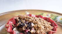 Vegan Air Fryer Crumble with Blueberries and Apple Vegan Air Fryer Crumble with Blueberries and Apple