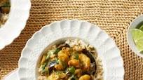15-Minute Shrimp & Coconut Curry with Eggplant 15-Minute Shrimp & Coconut Curry with Eggplant