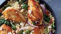 Mediterranean Chicken and Bulgur Skillet Mediterranean Chicken and Bulgur Skillet