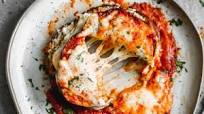 Healthy Baked Eggplant Parmesan. Healthy Baked Eggplant Parmesan.