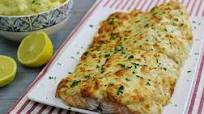 Cheesy Onion Crusted Baked Salmon Cheesy Onion Crusted Baked Salmon