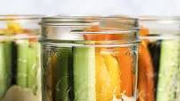 Hummus and Veggie Snack Jars Hummus and Veggie Snack Jars