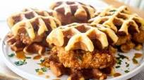Chipotle Honey Chicken and Waffle Sliders Chipotle Honey Chicken and Waffle Sliders
