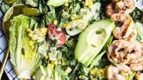 Santa Fe Grilled Caesar Salad with Shrimp Santa Fe Grilled Caesar Salad with Shrimp