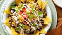 Beef and Black Bean Nachos Beef and Black Bean Nachos