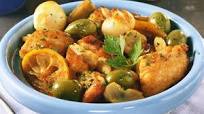 Chicken Tagine With Olives, Artichokes And Onions Chicken Tagine With Olives, Artichokes And Onions