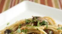 Spaghetti with Mushrooms, Garlic and Oil Spaghetti with Mushrooms, Garlic and Oil