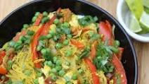 Singapore Curry Noodles -Instant Pot with Stove Top Instructions Singapore Curry Noodles -Instant Pot with Stove Top Instructions