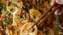 Sizzling Soft Tofu With Shiitakes Sizzling Soft Tofu With Shiitakes