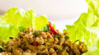 Oriental spiced minced pork salad Oriental spiced minced pork salad