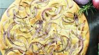 Focaccia with Red Onions & Rosemary Focaccia with Red Onions & Rosemary