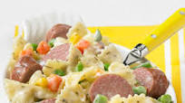 Bow Tie Pasta with Turkey Kielbasa Bow Tie Pasta with Turkey Kielbasa