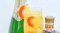 Sparkling Crown Peach Cocktail Sparkling Crown Peach Cocktail