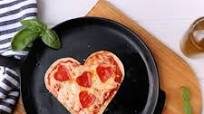 Low-Carb Heart Shaped Tortilla Pizzas Low-Carb Heart Shaped Tortilla Pizzas