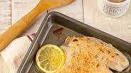 Oven-Baked Fish with Caesar Topping Oven-Baked Fish with Caesar Topping