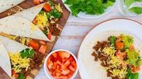 Tex Mex beef burritos with guacamole Tex Mex beef burritos with guacamole