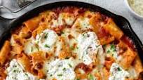 Cheesy Rigatoni al Forno with Sausage and Ricotta Cheesy Rigatoni al Forno with Sausage and Ricotta