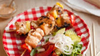Ensalada de pollo a la barbacoa Ensalada de pollo a la barbacoa