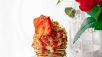 Strawberry Crunch Cheesecake Cone Strawberry Crunch Cheesecake Cone