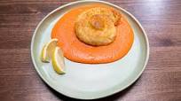 Spanakopita with Roast Capsicum Sauce Spanakopita with Roast Capsicum Sauce
