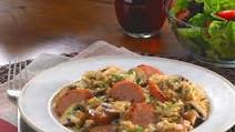 Colorful Wild Rice with Kielbasa and Mushroom Colorful Wild Rice with Kielbasa and Mushroom