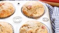 Bakery Style Rhubarb Muffins Bakery Style Rhubarb Muffins