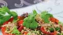 Spicy Thai Salad With Minced Pork (Larb) From 'Everyday Thai Cooking' Spicy Thai Salad With Minced Pork (Larb) From 'Everyday Thai Cooking'