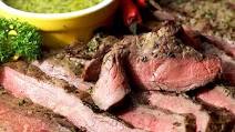 Grill Round Steak in Chimichurri Marinade Grill Round Steak in Chimichurri Marinade