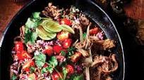 Slow-cooked brisket with Mexican salsa Slow-cooked brisket with Mexican salsa