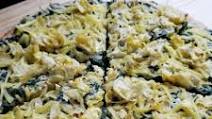 Spinach-Artichoke Flatbread Pizza Spinach-Artichoke Flatbread Pizza