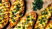 Vegan Twice-Baked Sweet Potatoes Vegan Twice-Baked Sweet Potatoes